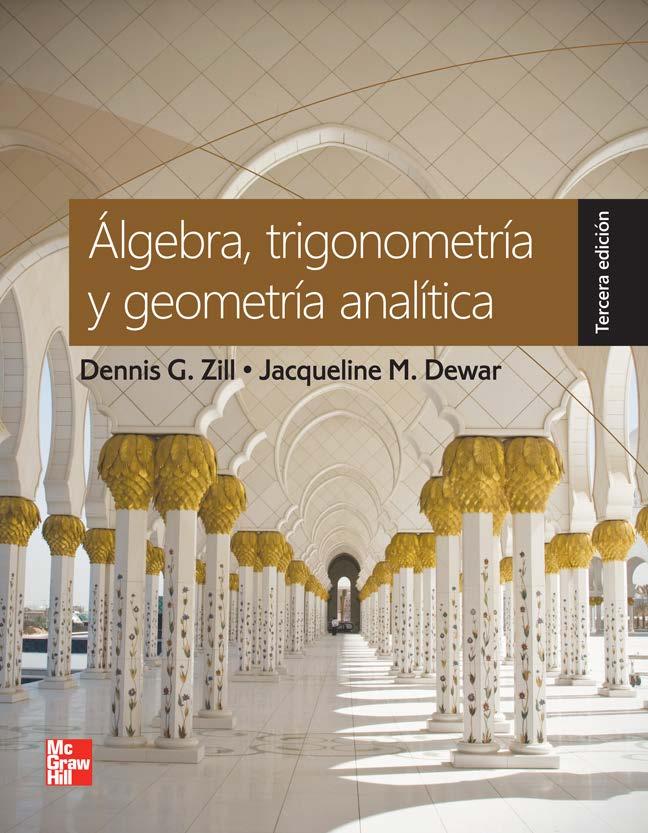 Portada de Álgebra, trigonometría y geometría analítica
