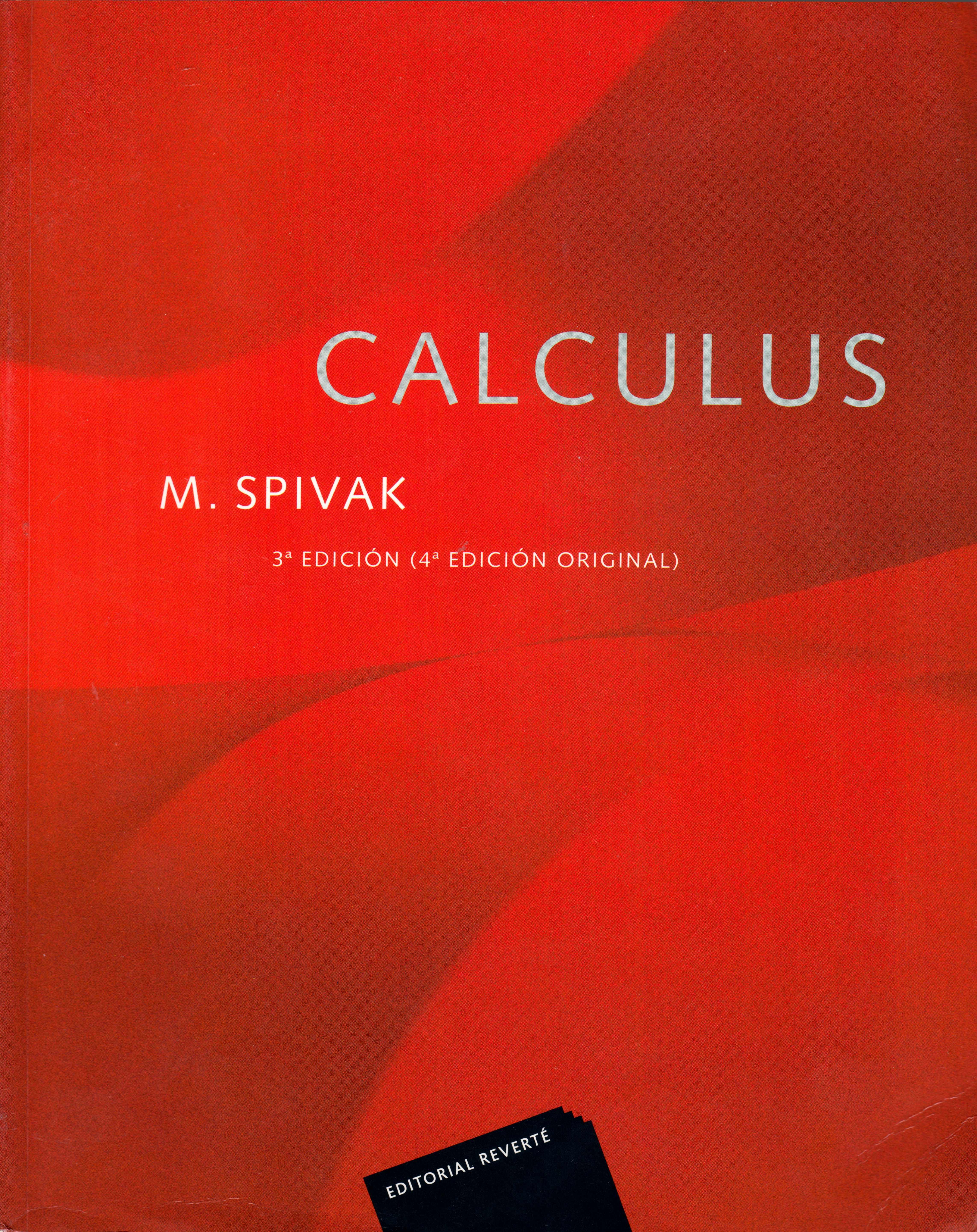 Portada de Calculus 3er ed.