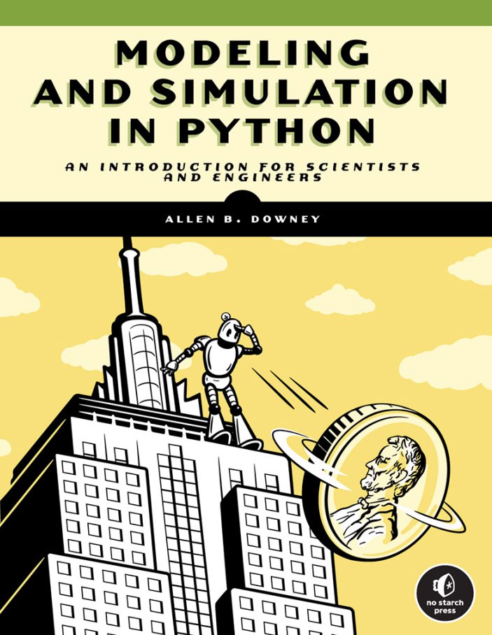 Portada de Modeling and simulation in python. An introduction for scientist an engineers